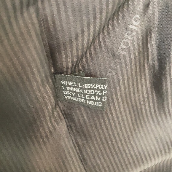 Gently worn Vittorio StAngelo Brown stripe suit - Picture 8 of 14